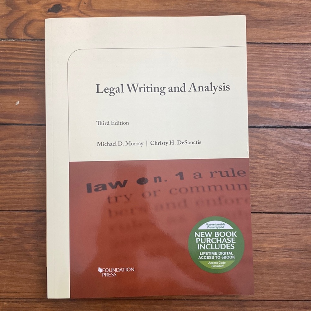 Legal Writing and Analysis, Third Edition